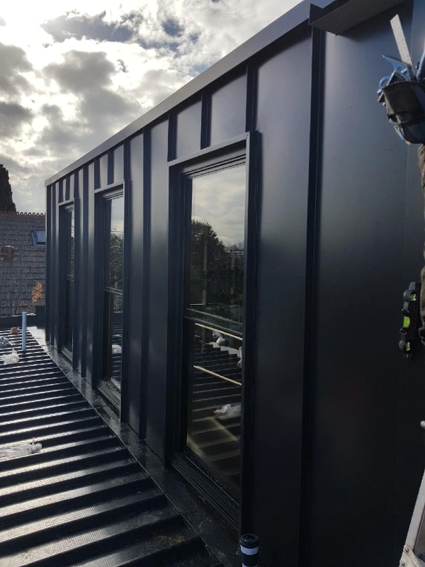 colorbond cladding & plumbing