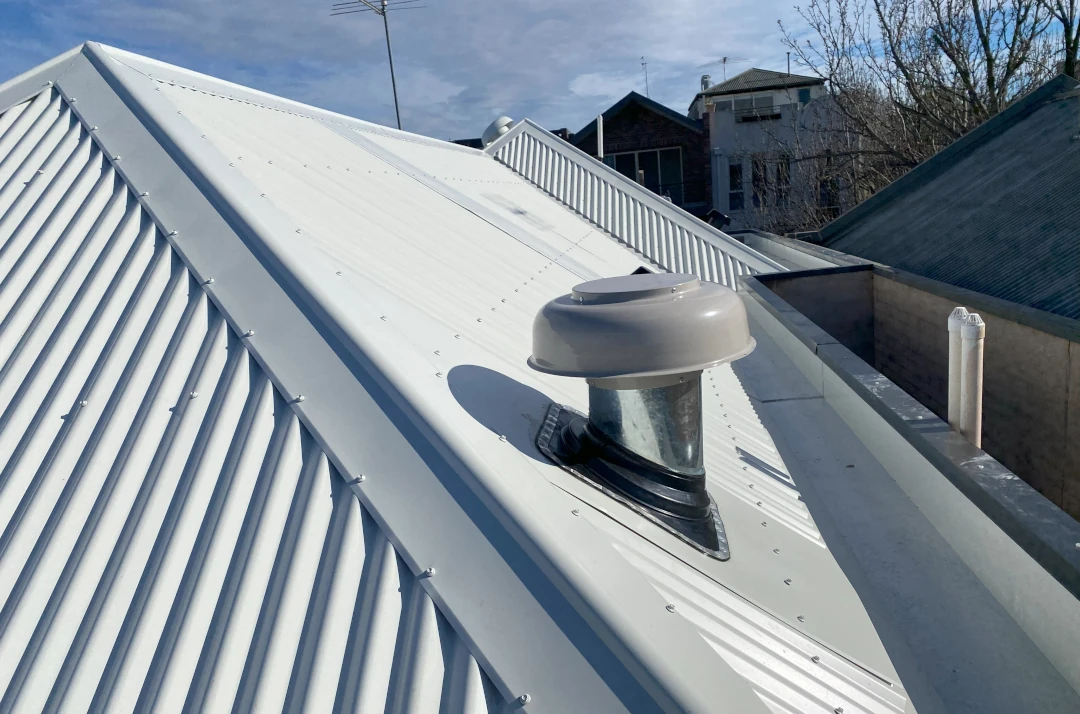 Brand new metal roof