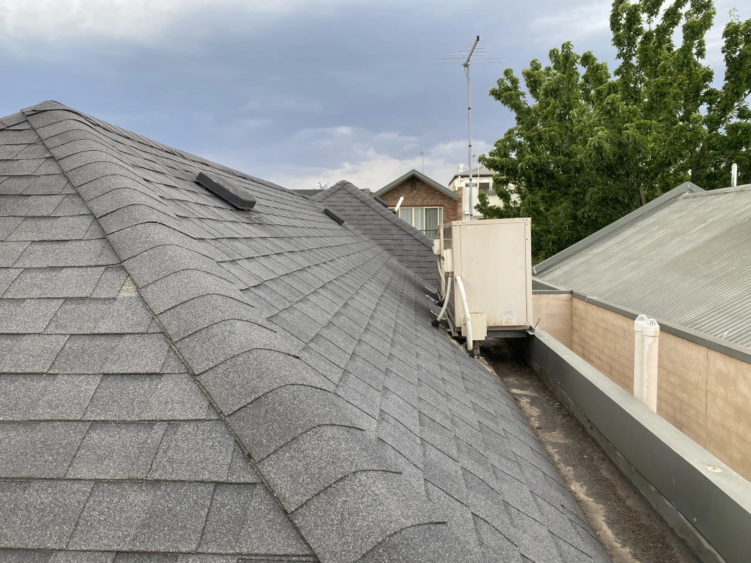 Old tiled roof