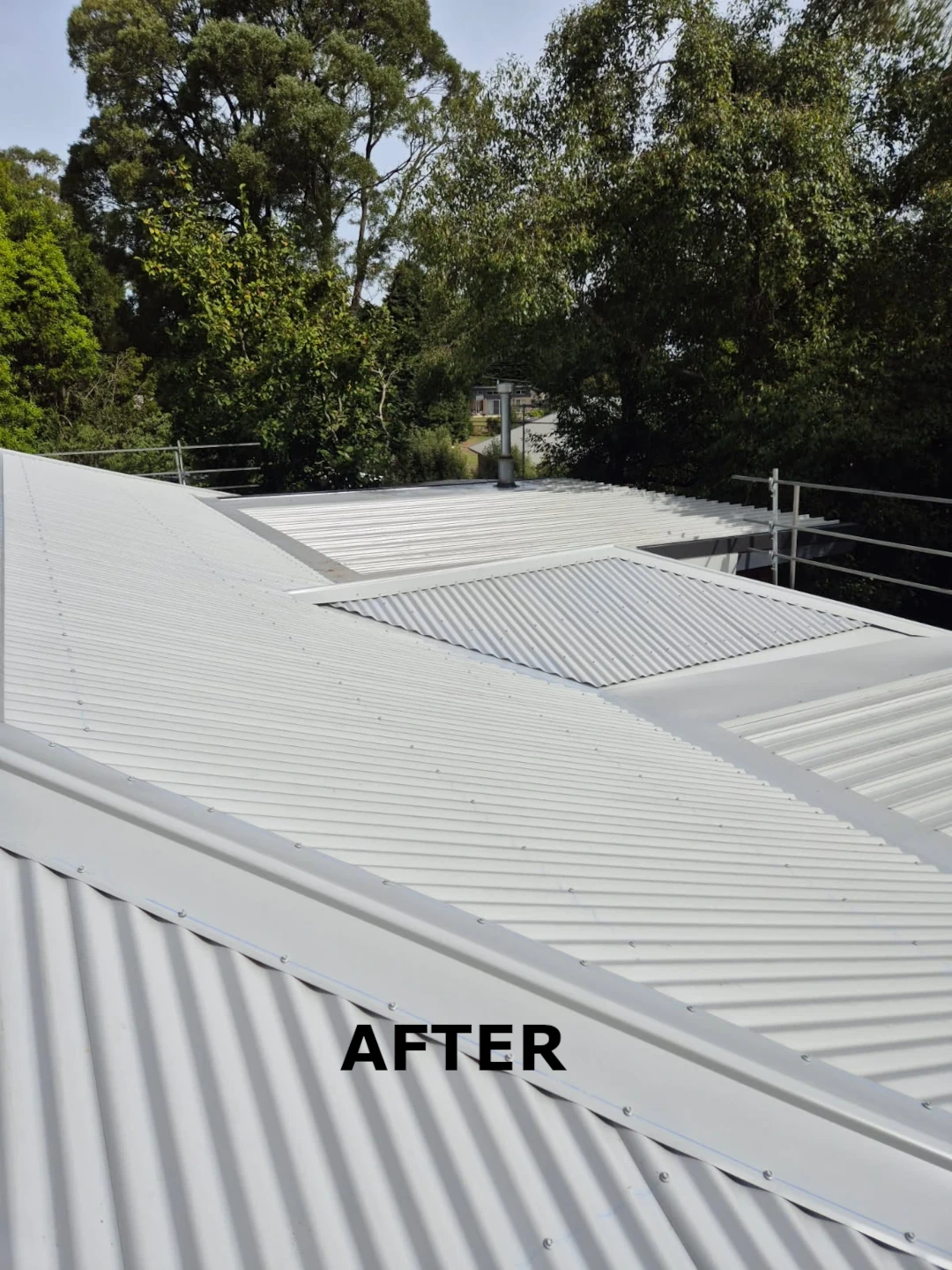 Brand new metal roof