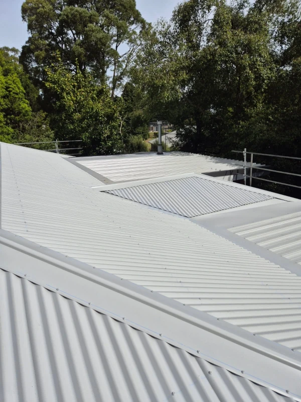 repaired roof